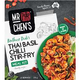 Mr Chen's Meal Kit Thai Basil Chilli Stir-fry With Rice