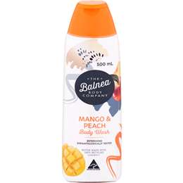 The Balnea Body Company Mango & Peach Body Wash 500mL