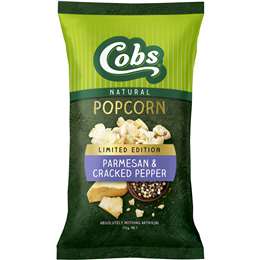 Cobs Popcorn Parmesan & Cracked Pepper 70g