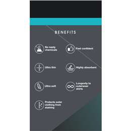 Dryzone Dryzone Underarm Sweat Pads For Mens & Womens