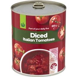 Woolworths Diced Italian Tomatoes
