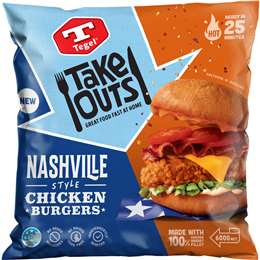Tegel Take Outs Nashville Style Chicken Burgers