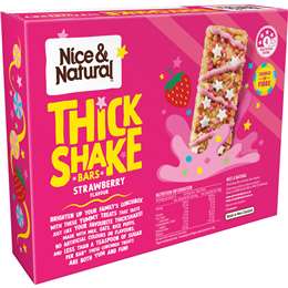 Nice & Natural Thick Shake Bars Strawberry Flavour
