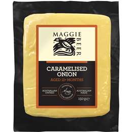Maggie Beer Caramelised Onion Club Cheddar Aged 12+ Months