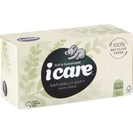 icare Everyday Facial Tissue 200 pack
