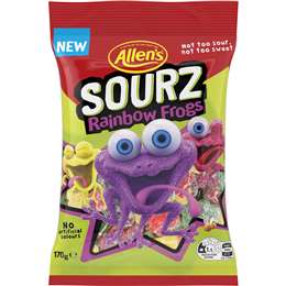 Allen's Sourz Rainbow Frogs 170g