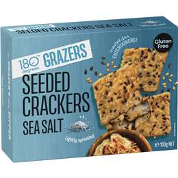 18 Degrees Seeded Crackers Sea Salt