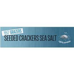 18 Degrees Seeded Crackers Sea Salt