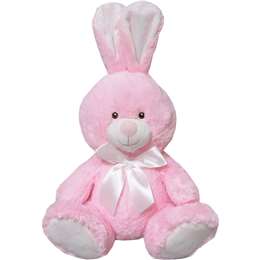 Easter Bunny 30cm Plush - Pink Each | Woolworths