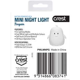 Crest Mini Night Light - Assorted 