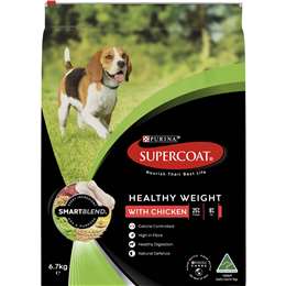 Supercoat Adult Healthy Weight Chicken Dog Food