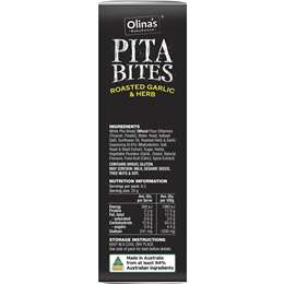 Olina's Pita Bites Roasted Garlic & Herb