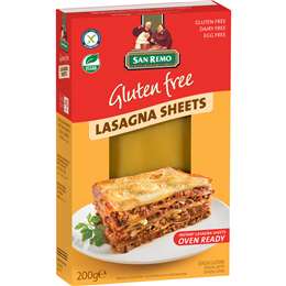 San Remo Gluten Free Lasagne