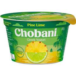 Chobani Pine Lime Greek Yoghurt Pot 170g