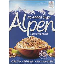 Alpen No Added Sugar Swiss Style Muesli