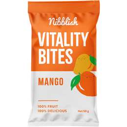 Nibblish Vitality Bites Mango 50g