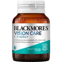 Blackmores Vision Care Plus Energy 30 Pack