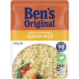 Ben's Original Lightly Flavoured Lemon Rice 250g