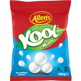 Allen's Kool Mints Lollies Bag 140g