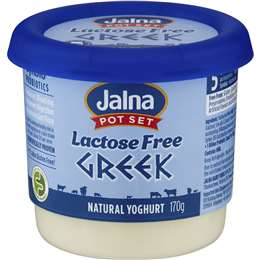 Jalna Lactose Free Greek Yogurt 170g | Woolworths