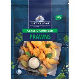 Just Caught Classic Crumbed Prawns