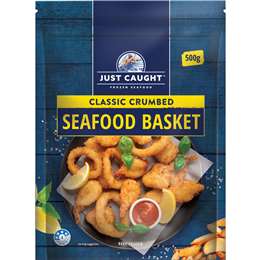 Just Caught Classic Crumbed Seafood Basket