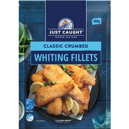 Just Caught Classic Crumbed Whiting Fillets