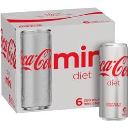 Coca-Cola Diet Soft Drink Mini Cans