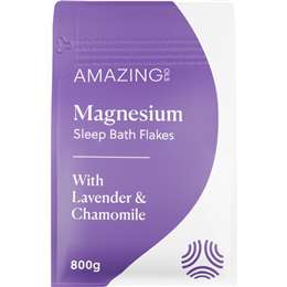 Amazing Oils Magnesium Sleep Bath Flakes 800g
