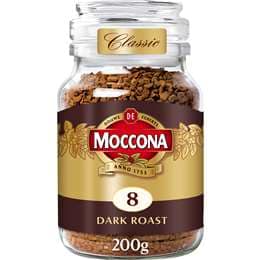 Moccona Freeze Dried Instant Coffee Classic Dark Roast