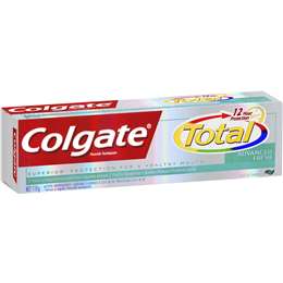 Colgate Total Advanced Fresh Fluoride Gel Toothpaste 110g | Woolworths