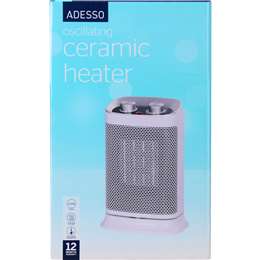 Adesso Oscillating Ceramic Heater Each | Woolworths