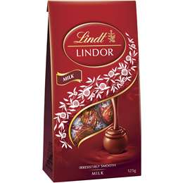 Lindt Lindor Milk Chocolate Bag