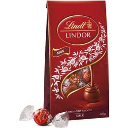 Lindt Lindor Milk Chocolate Bag