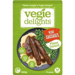 Vegie Delights Plant Based Vegie Sausages