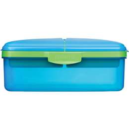 Sistema Slimline Plasticware Quaddie Lunch Box