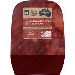 Woolworths Roast Beef In Onion & Red Wine