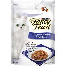 Fancy Feast Adult Tuna Prawn Mackerel & Crab Flavour Dry Cat Food