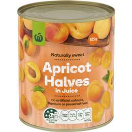 Woolworths Apricots In Juice 