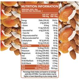 Go Natural Bars Almond Apricot