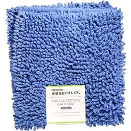 Essentials Home Bath Mat Toggle Azure 53x80cm
