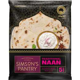 Simson's Pantry Mini Naans Plain