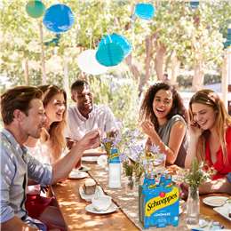 Schweppes Lemonade Soft Drink Bottle Glass Multipack