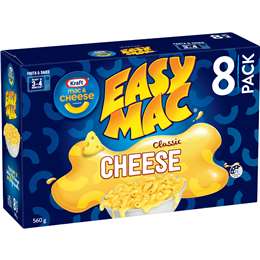 Kraft Easy Mac & Cheese Dinner Macaroni Pasta Cheese Noodles