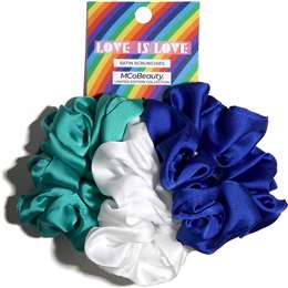 Mcobeauty Satin Scrunchies Love Is Love
