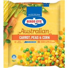 Birds Eye Snap Frozen Mixed Vegetables Carrot, Peas & Corn