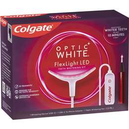 Colgate Optic White Flexlight Led Teeth Whitening Kit Each