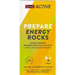 Swisse Active Prepare Energy Rocks Rocks Natural Strawberry