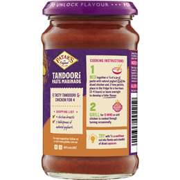 Patak's Mild Tandoori Indian Paste Marinade 295g | Woolworths