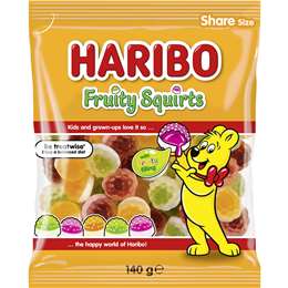 Haribo Fruity Squirts 140g